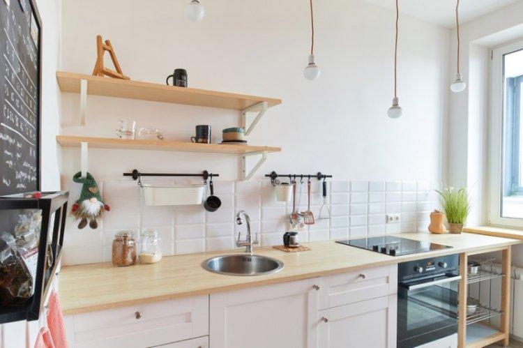 Biela kuchyňa Ikea - fotografia interiéru Biela kuchyňa Ikea - fotografia interiéru