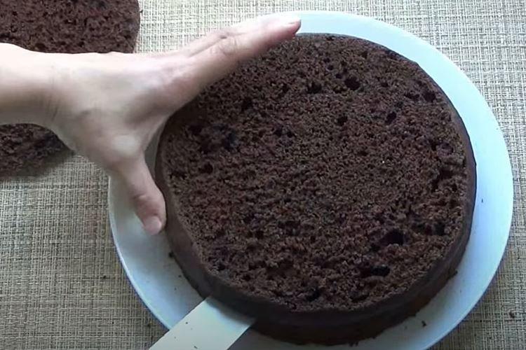 Piškóta na kefír s kakaom - recept krok za krokom s fotografiou Piškóta na kefír s kakaom - recept krok za krokom s fotografiou
