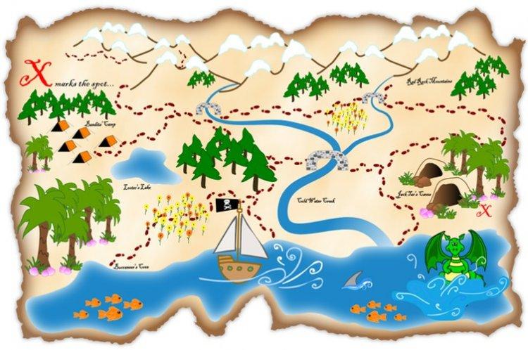Mapa pokladu - čo dať svojmu dieťaťu na Nový rok 2021 Mapa pokladu - čo dať svojmu dieťaťu na Nový rok 2021