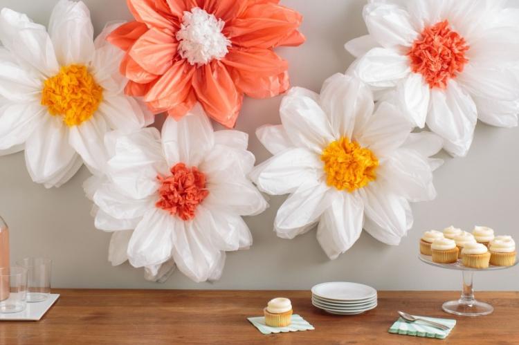 DIY kvety na obrúsky: 12 originálnych nápadov DIY kvety na obrúsky: 12 originálnych nápadov