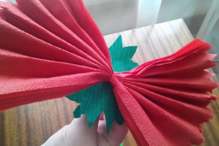 Karafiát - DIY kvety obrúskov Karafiát - DIY kvety obrúskov
