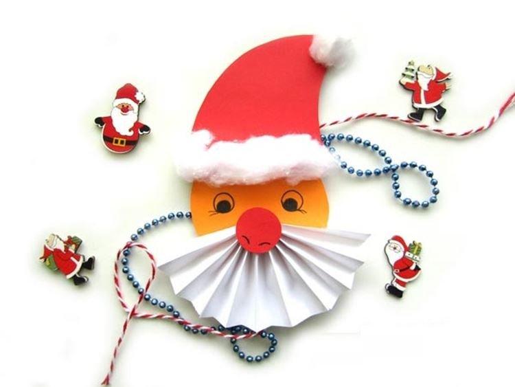 Santa Claus vyrobený z papiera vlastnými rukami - fotografie a nápady Santa Claus vyrobený z papiera vlastnými rukami - fotografie a nápady