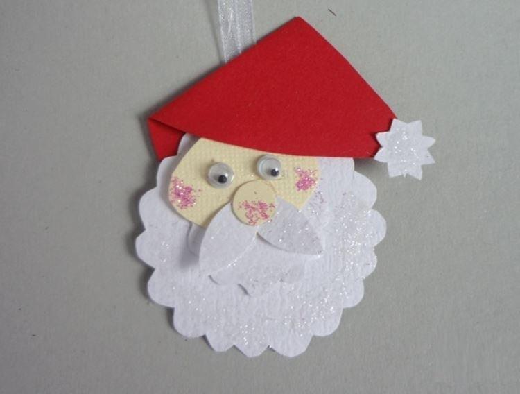 Santa Claus vyrobený z papiera vlastnými rukami - fotografie a nápady Santa Claus vyrobený z papiera vlastnými rukami - fotografie a nápady