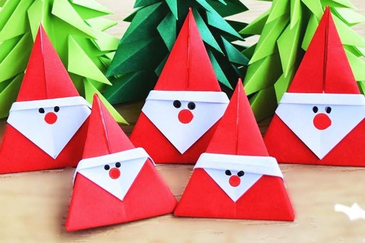 Santa Claus vyrobený z papiera vlastnými rukami - fotografie a nápady Santa Claus vyrobený z papiera vlastnými rukami - fotografie a nápady