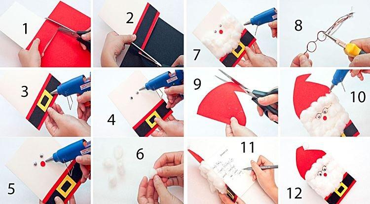 DIY blahoželanie v podobe Santa Clausa DIY blahoželanie v podobe Santa Clausa