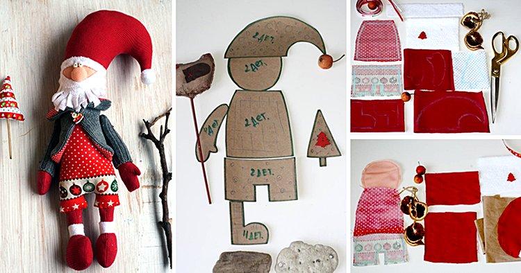 Vyrábajte Santa Clausa vlastnými rukami - fotografie a nápady Vyrábajte Santa Clausa vlastnými rukami - fotografie a nápady