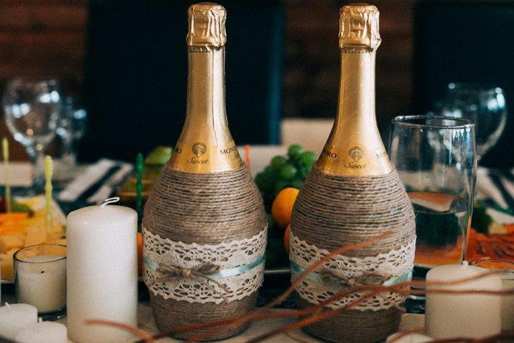 DIY dekor fľaše - fotografie a nápady DIY dekor fľaše - fotografie a nápady