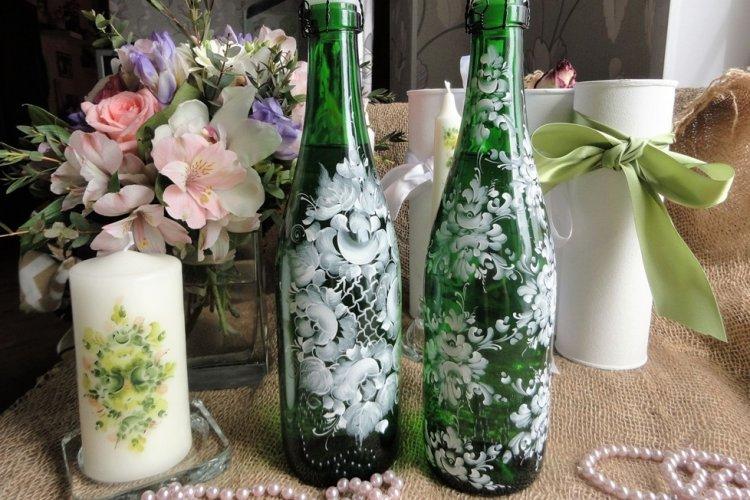 DIY dekor fľaše - fotografie a nápady DIY dekor fľaše - fotografie a nápady