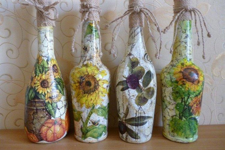 DIY dekor fľaše - fotografie a nápady DIY dekor fľaše - fotografie a nápady