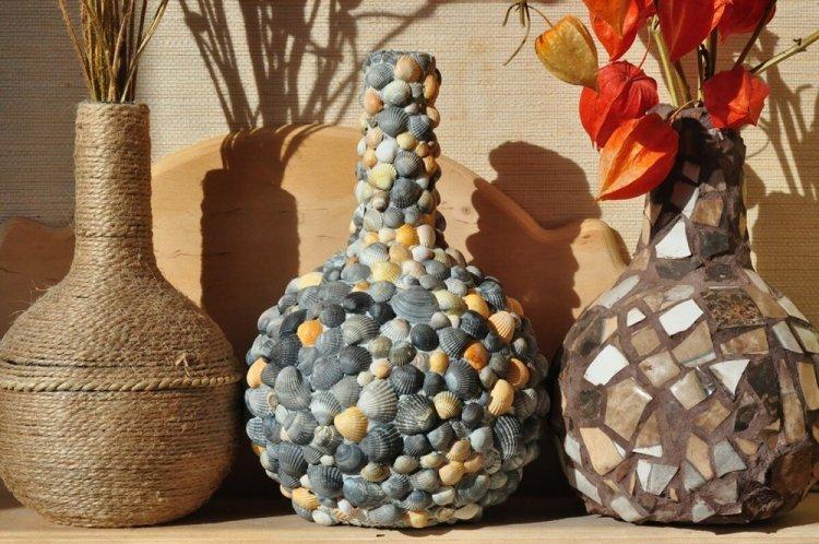 DIY dekor fľaše - fotografie a nápady DIY dekor fľaše - fotografie a nápady