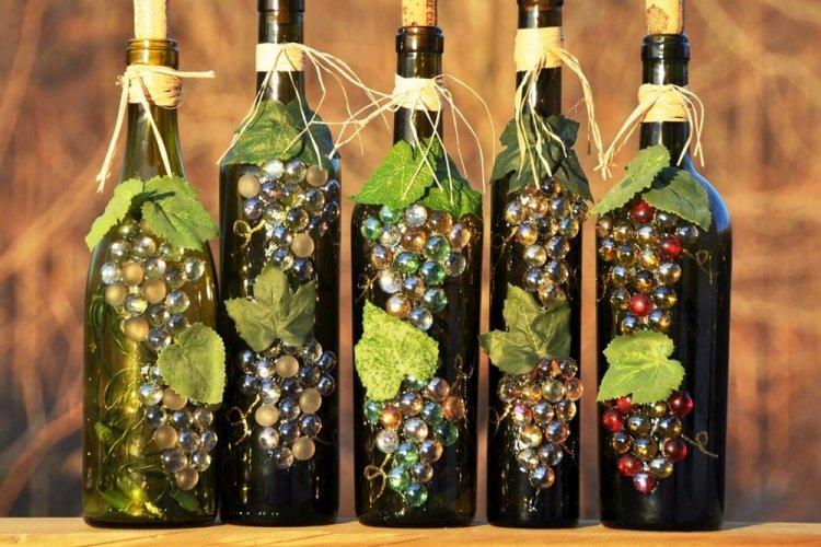 DIY dekor fľaše - fotografie a nápady DIY dekor fľaše - fotografie a nápady