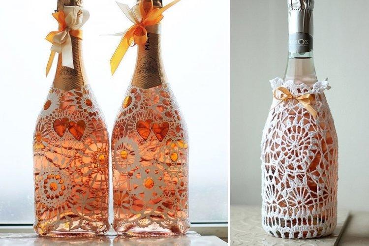 DIY dekor fľaše - fotografie a nápady DIY dekor fľaše - fotografie a nápady