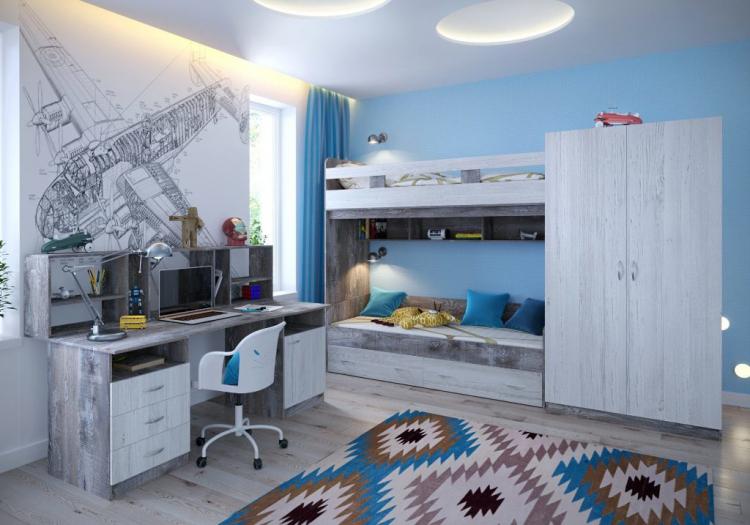 Interiérový dizajn detskej izby pre deti rôznych pohlaví - foto Interiérový dizajn detskej izby pre deti rôznych pohlaví - foto