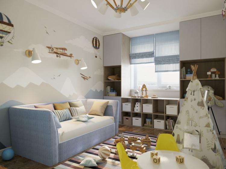 Детска стая Вселена за откривател