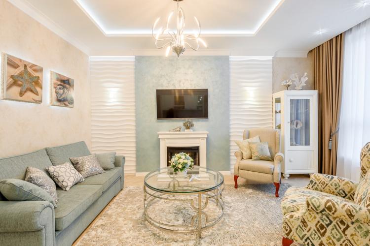 Всекидневна в морски стил