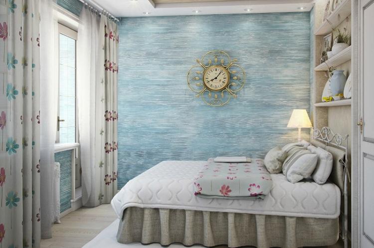 Spálňa 10 m² Štýl Provence - interiérový dizajn Spálňa 10 m² Štýl Provence - interiérový dizajn