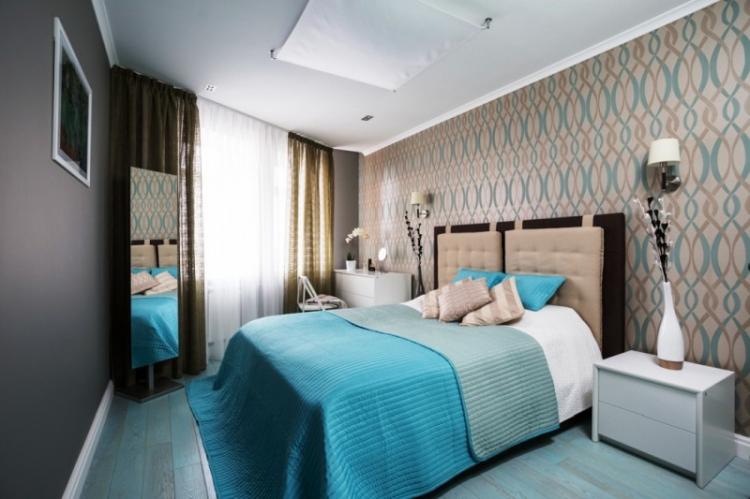 Stropná dekorácia - Dizajn spálne 10 m² Stropná dekorácia - Dizajn spálne 10 m²