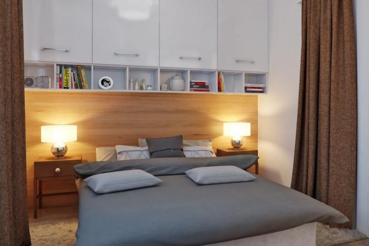 Dizajn spálne 10 m² - fotografie skutočných interiérov Dizajn spálne 10 m² - fotografie skutočných interiérov