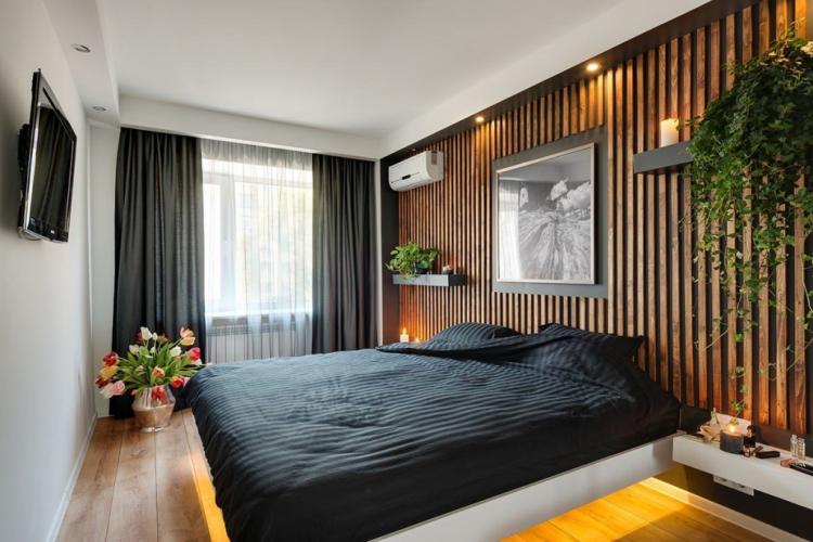 Dizajn spálne 10 m² - fotografie skutočných interiérov Dizajn spálne 10 m² - fotografie skutočných interiérov