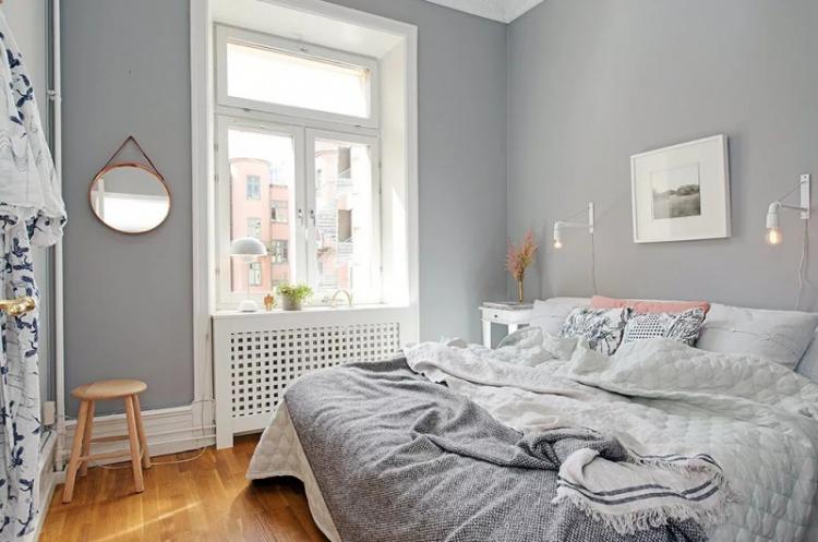 Dizajn spálne 10 m² - fotografie skutočných interiérov Dizajn spálne 10 m² - fotografie skutočných interiérov