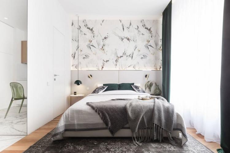 Dizajn spálne 10 m² - fotografie skutočných interiérov Dizajn spálne 10 m² - fotografie skutočných interiérov
