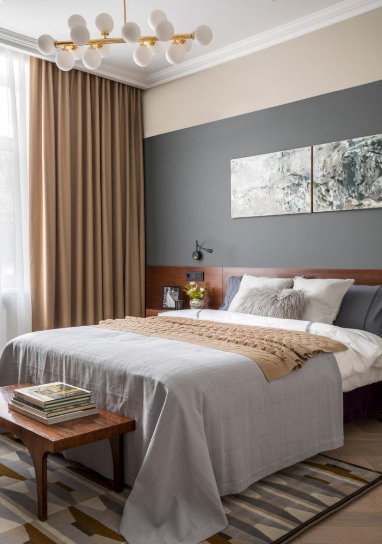 Dizajn spálne 10 m² - fotografie skutočných interiérov Dizajn spálne 10 m² - fotografie skutočných interiérov