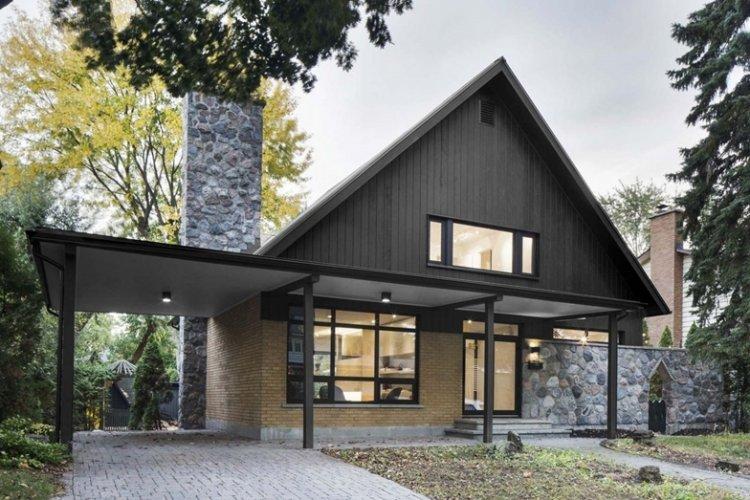 Dom v škandinávskom štýle s podkrovím - projekty a fotografie Dom v škandinávskom štýle s podkrovím - projekty a fotografie