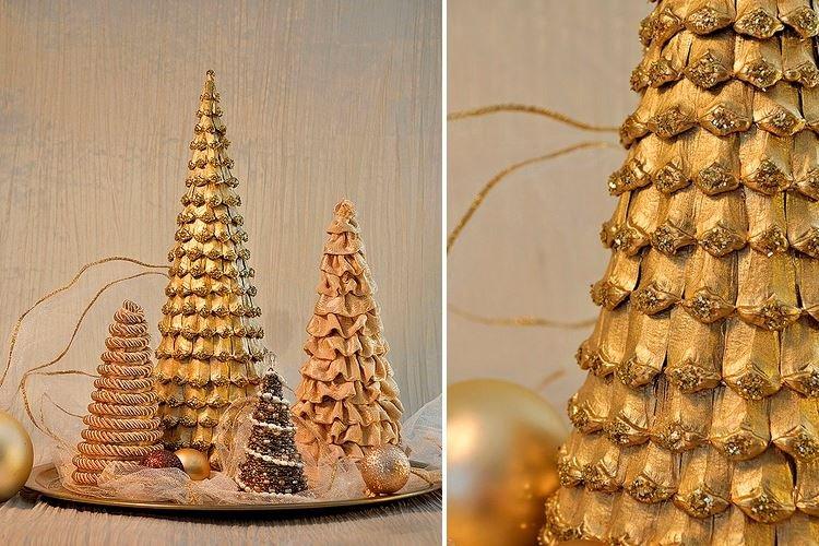 DIY vianočný stromček zo šišiek - fotky a nápady DIY vianočný stromček zo šišiek - fotky a nápady
