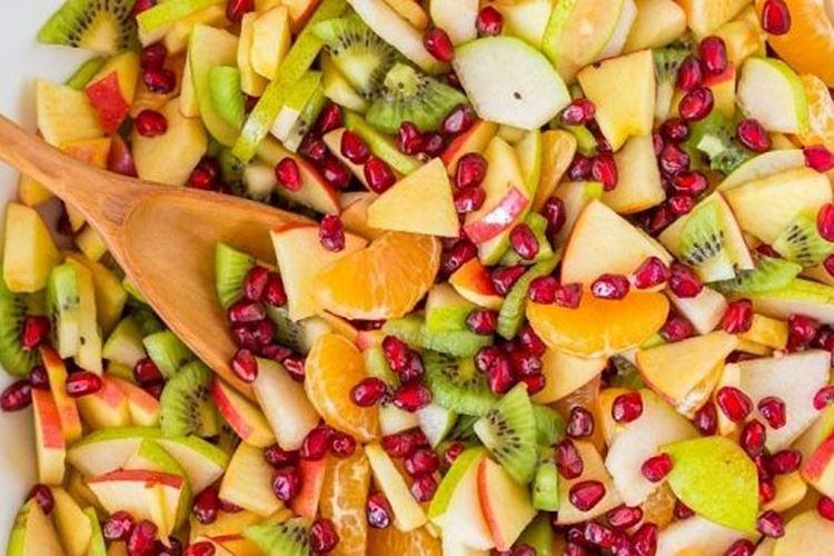 Ovocný šalát s citrusovým dresingom Ovocný šalát s citrusovým dresingom