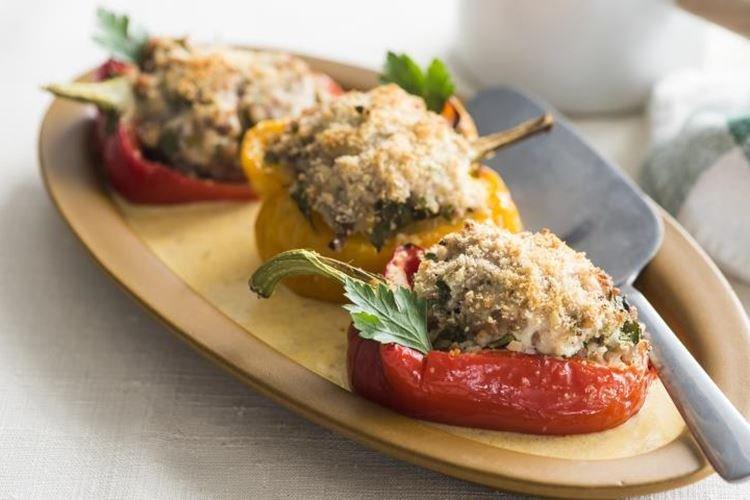 Plnená paprika s morčacím mäsom Plnená paprika s morčacím mäsom