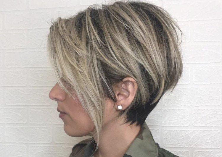 Balayage pre krátke blond vlasy Balayage pre krátke blond vlasy
