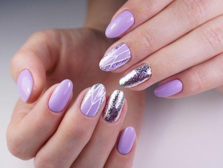Glitterová manikúra - fotografie a nápady Glitterová manikúra - fotografie a nápady