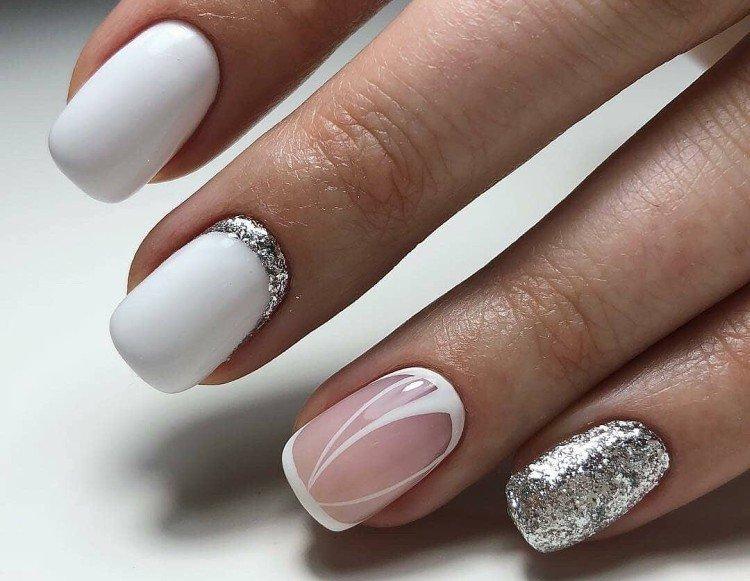 Glitterová manikúra - fotografie a nápady Glitterová manikúra - fotografie a nápady