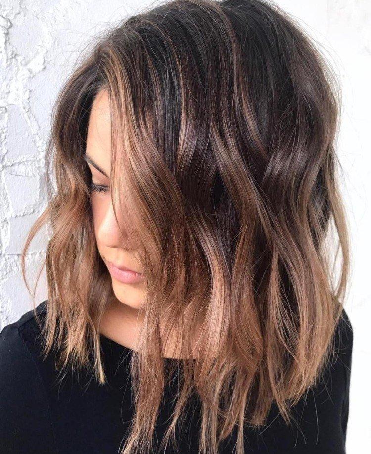 Balayage pre tmavé vlasy - fotografie a nápady Balayage pre tmavé vlasy - fotografie a nápady