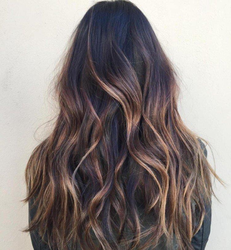Balayage pre tmavé vlasy - fotografie a nápady Balayage pre tmavé vlasy - fotografie a nápady