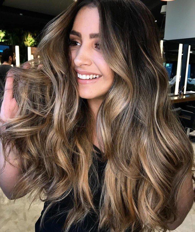 Balayage pre tmavé vlasy - fotografie a nápady Balayage pre tmavé vlasy - fotografie a nápady
