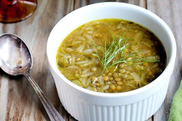 Lentil soup with celery Lentil soup with celery