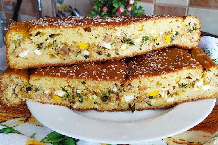 Fish pie on kefir Fish pie on kefir