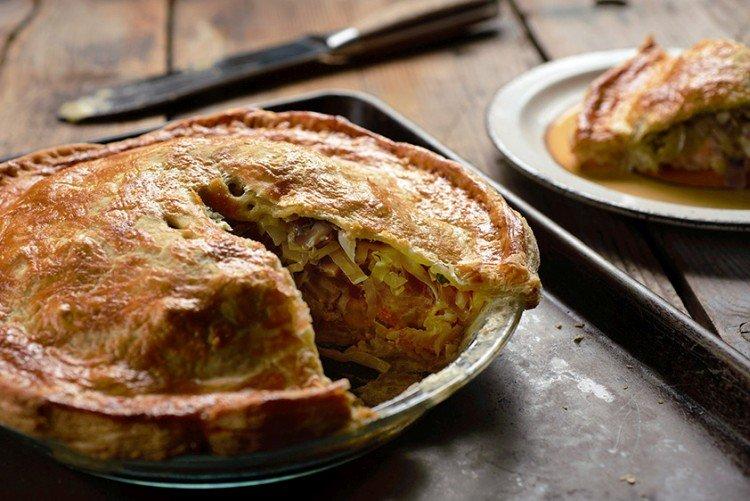 Fish pie with cabbage Fish pie with cabbage