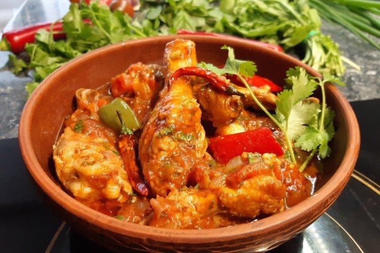 Chicken chakhokhbili in the microwave Chicken chakhokhbili in the microwave