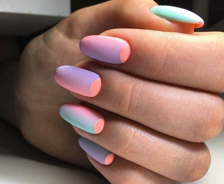 Matte bright manicure Matte bright manicure