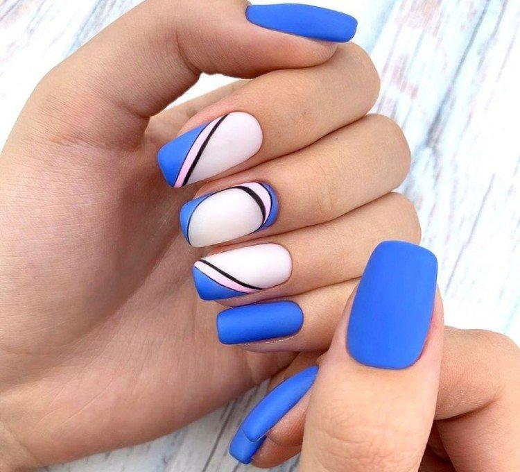 Contrast manicure Contrast manicure