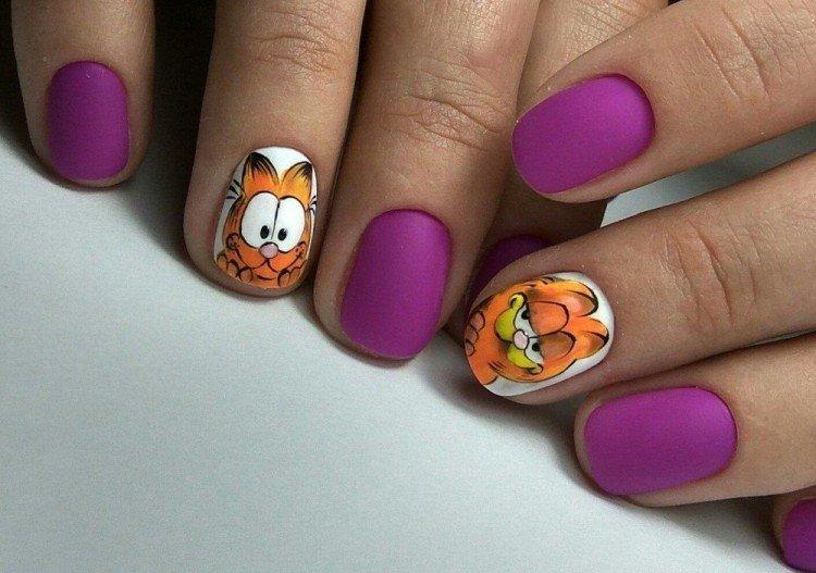Bright manicure for short nails Bright manicure for short nails
