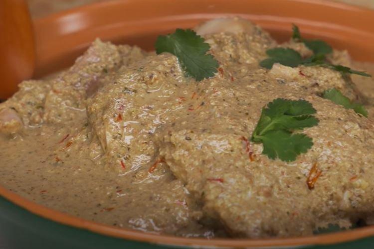 Georgian satsivi with whole chicken Georgian satsivi with whole chicken