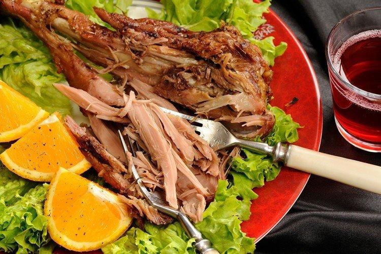 Morčacie stehno s pomarančom Morčacie stehno s pomarančom