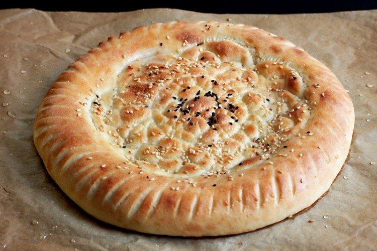 Uzbecký chlebík na kefíre Uzbecký chlebík na kefíre