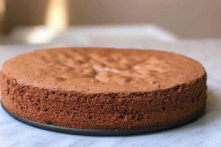Čokoládová piškóta bez vajec Čokoládová piškóta bez vajec