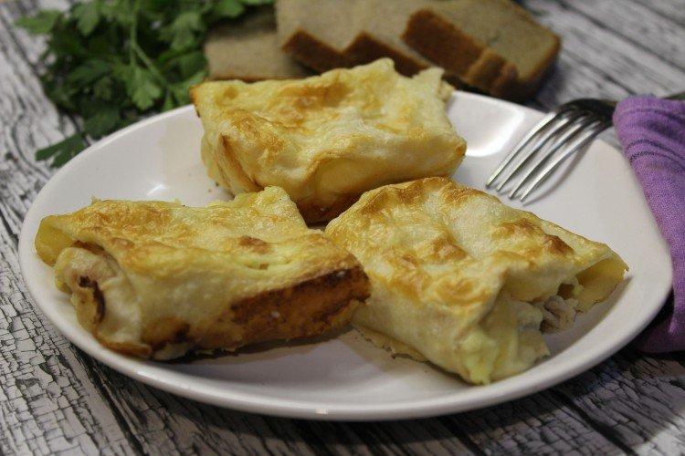 Ryba so zeleninou v chlebe pita Ryba so zeleninou v chlebe pita