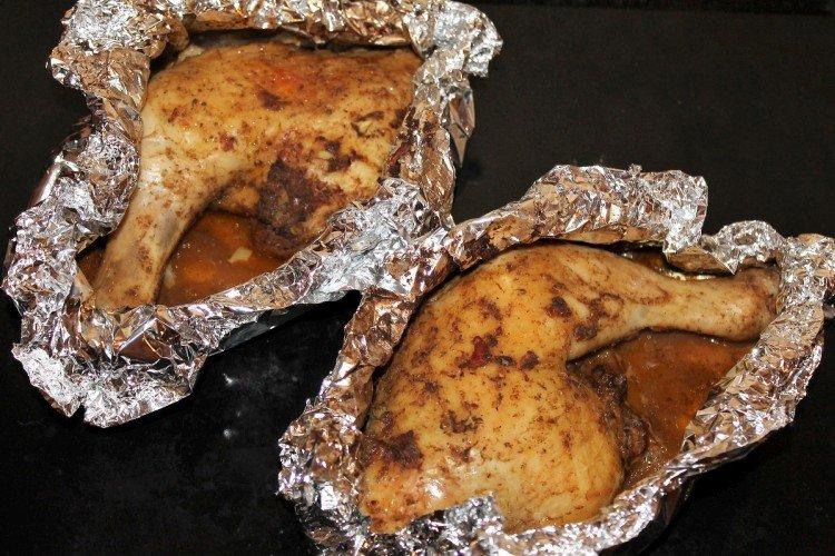 Kuracie stehná s cesnakom vo fólii Kuracie stehná s cesnakom vo fólii