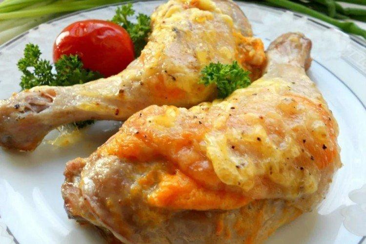 Pečené kuracie stehná s majonézou Pečené kuracie stehná s majonézou